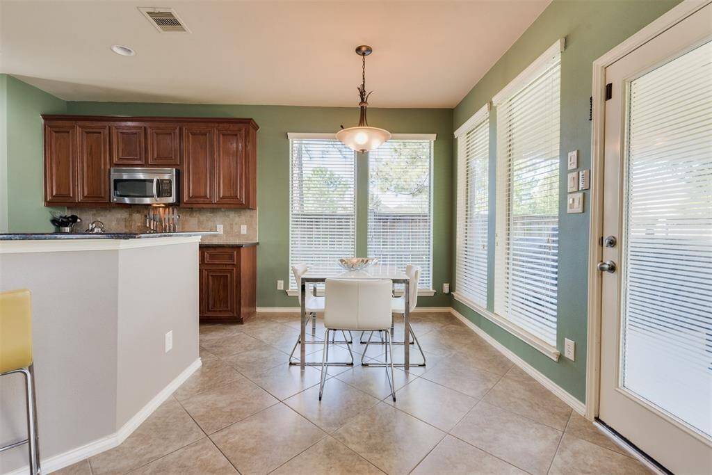 No Neighbors next to breakfast area, nice view when you sit to relax. All walls are painted in neutral colors now.