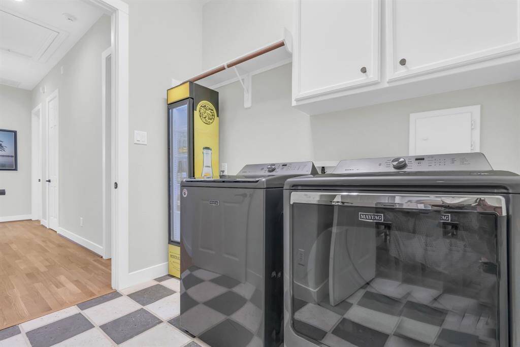 Laundry Room with Washer & Dryer & Tile Flooring! 27103 Boater's Crossing Dr., Katy, TX  77493