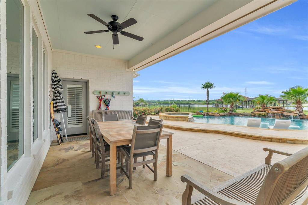 Covered Patio for Your Outdoor Entertaining Needs! 27103 Boater's Crossing Dr., Katy, TX  77493