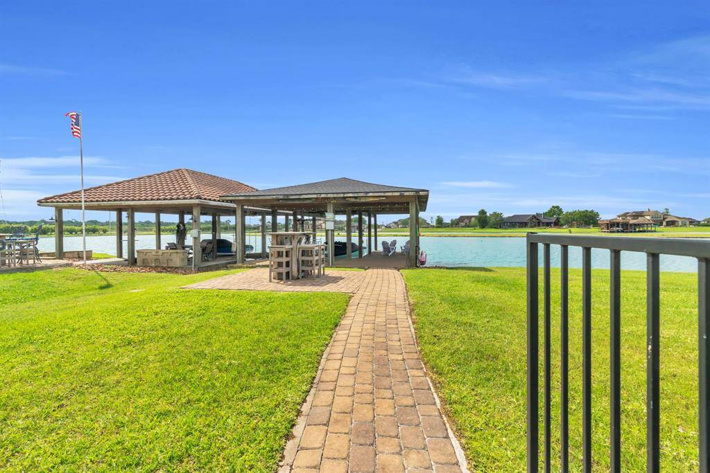 Cobblestone Walkway from the House to the Boat Dock! 27103 Boater's Crossing Dr., Katy, TX  77493