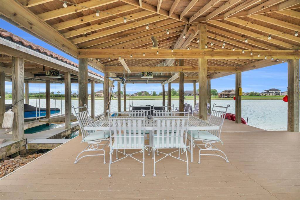 Oversized boat dock - Room for Your Outdoor Furniture! 27103 Boater's Crossing Dr., Katy, TX  77493