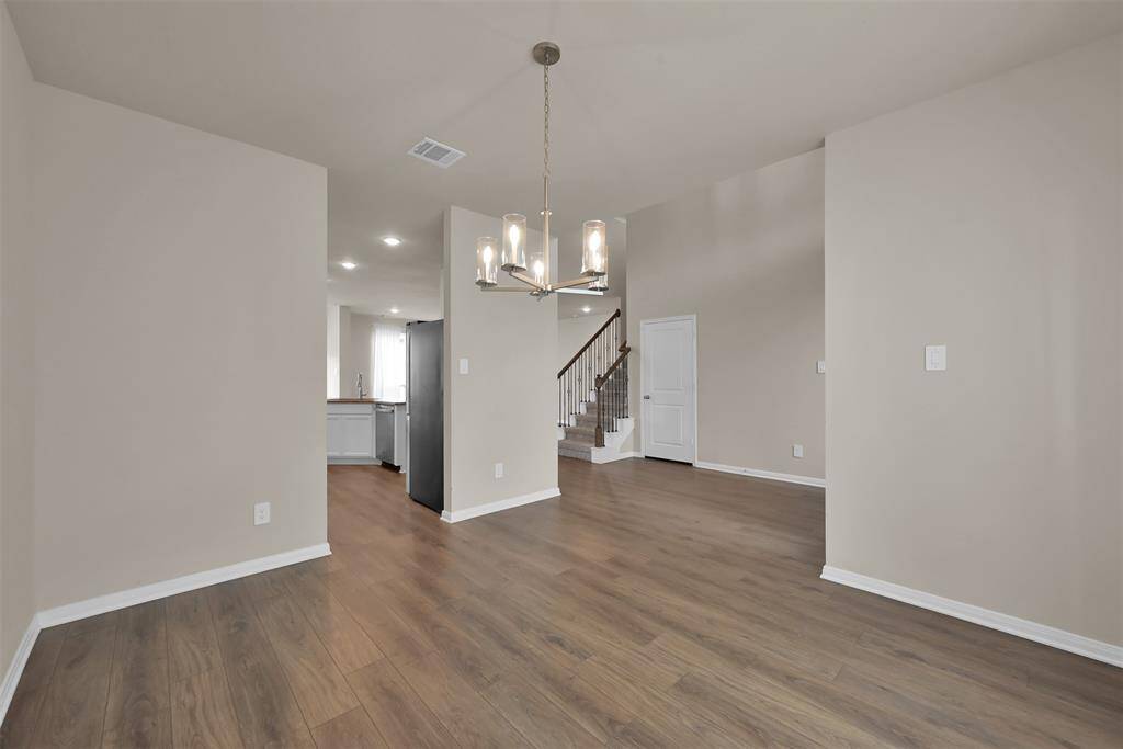 View from the formal area to the left of the front door as you enter