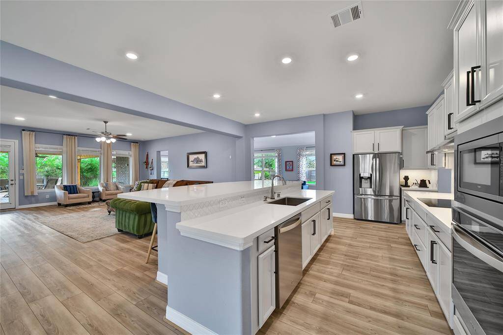 View of kitchen.