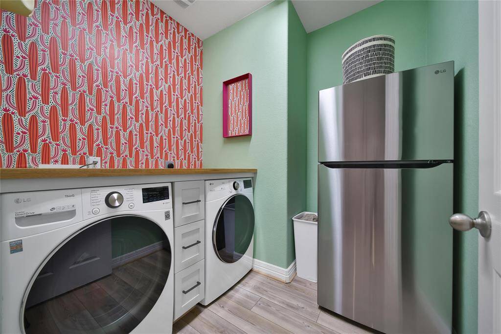 View of utility room.