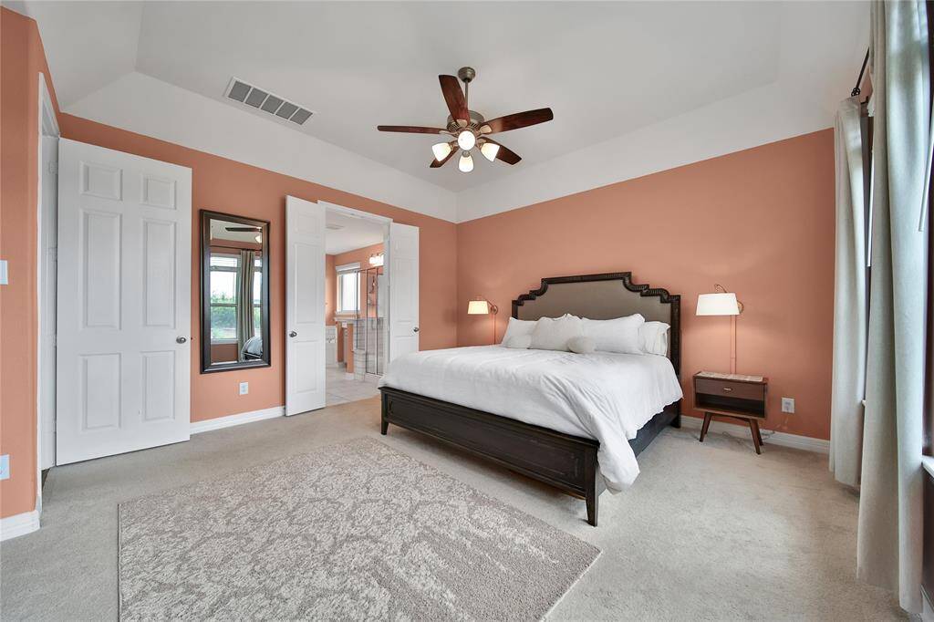 View of primary bedroom.