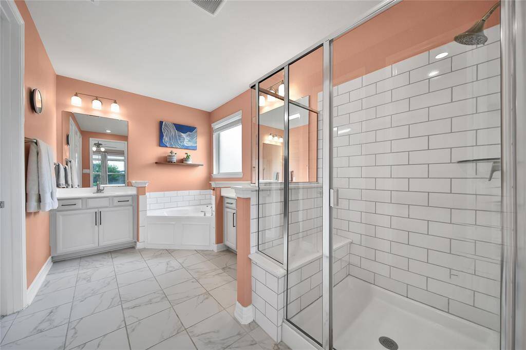 View of primary bathroom.