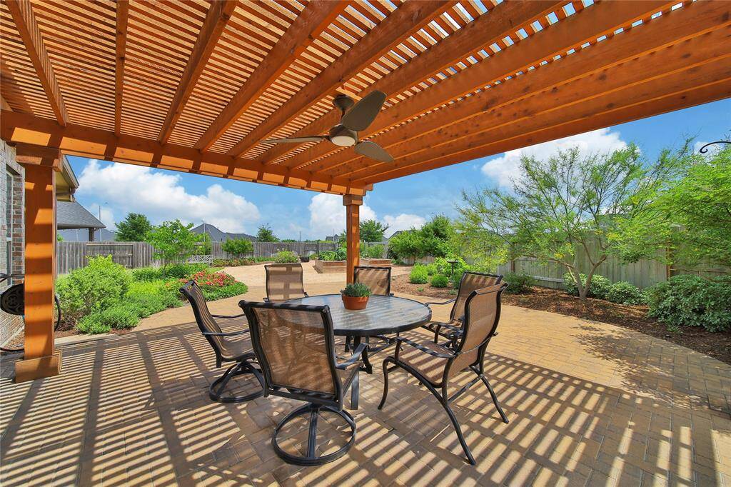 View of custom cedar pergola :3.