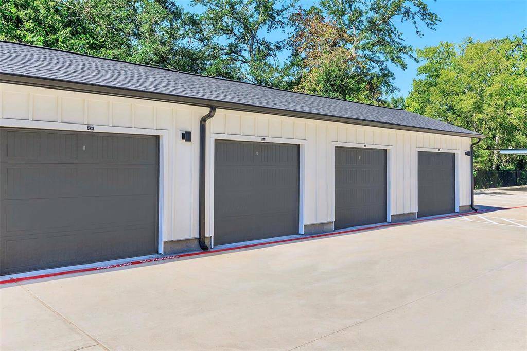 Private garages available $125/month