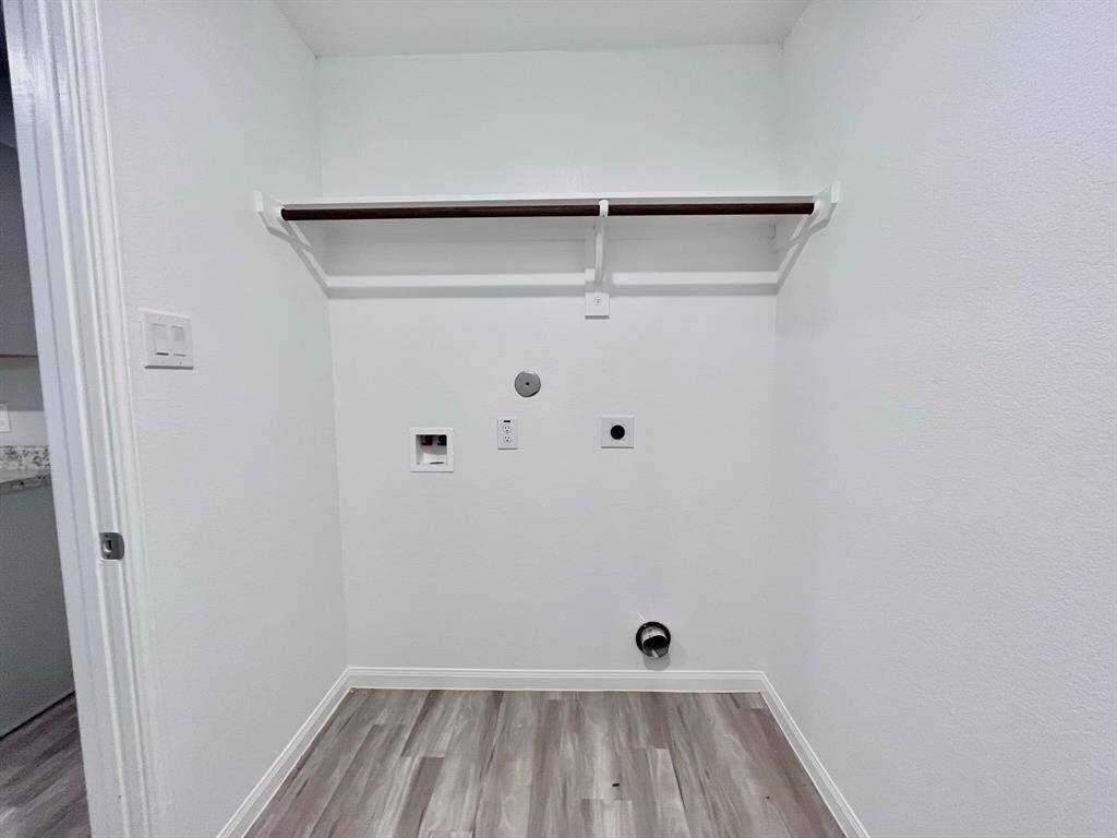 staged utility room