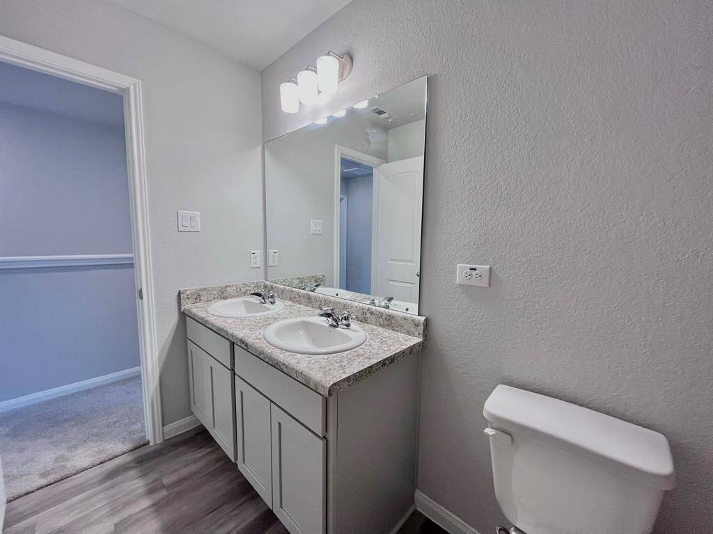 staged bathroom