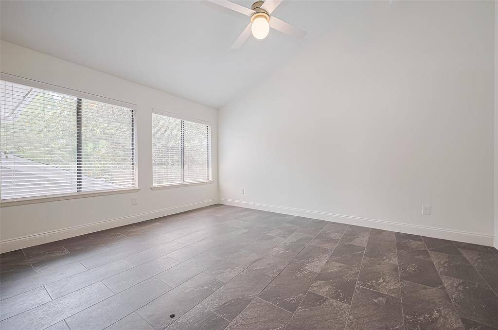 Upstairs, the loft is a great place for lounging or a pool table.