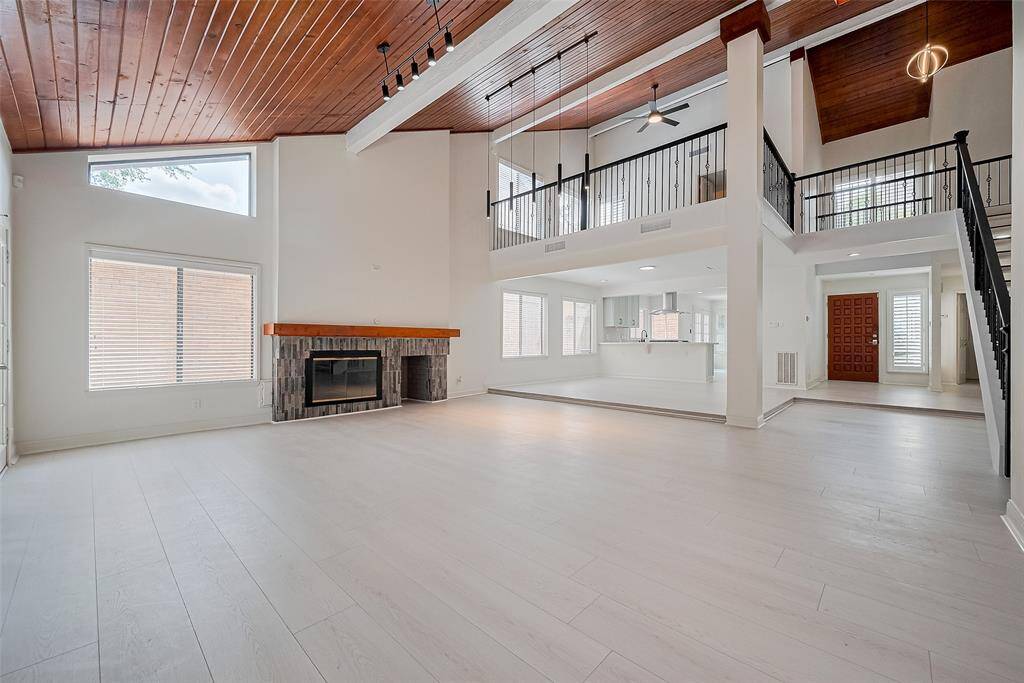 The open concept layout is spacious and ideal for entertaining.