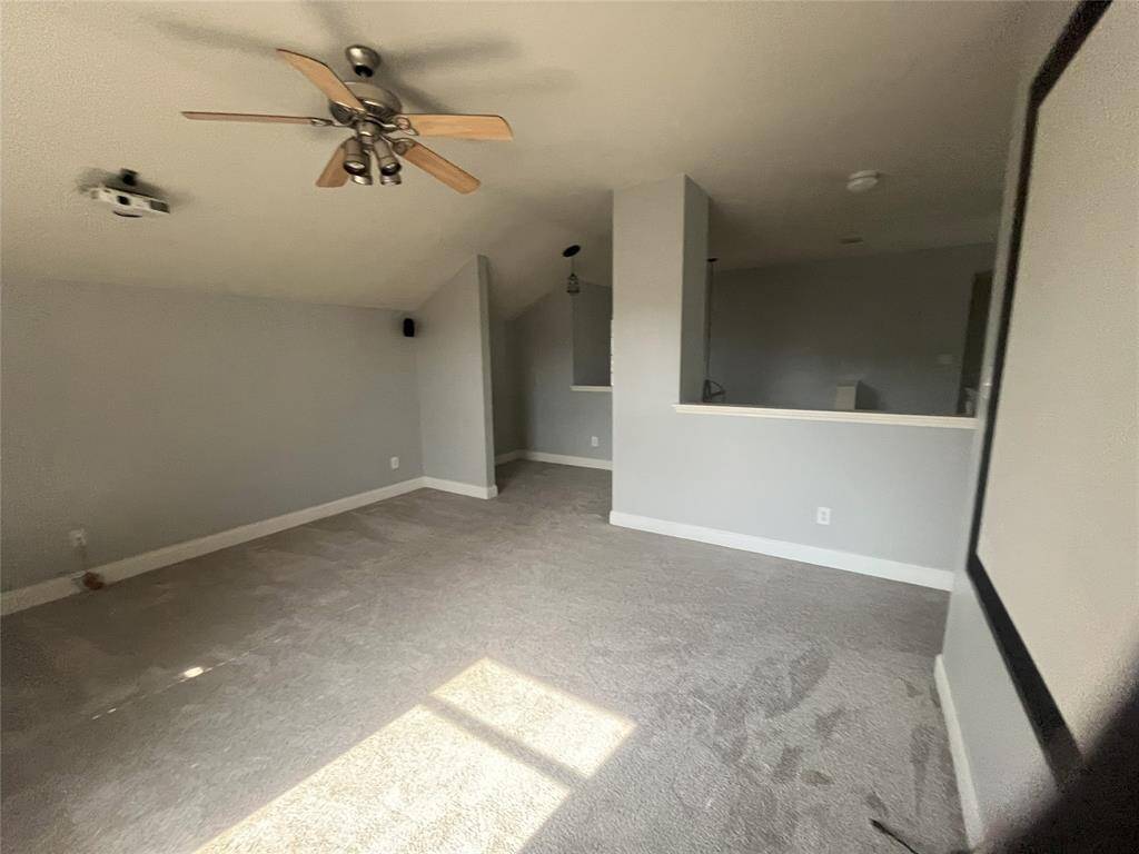 Upstairs Game room with nook space for desk