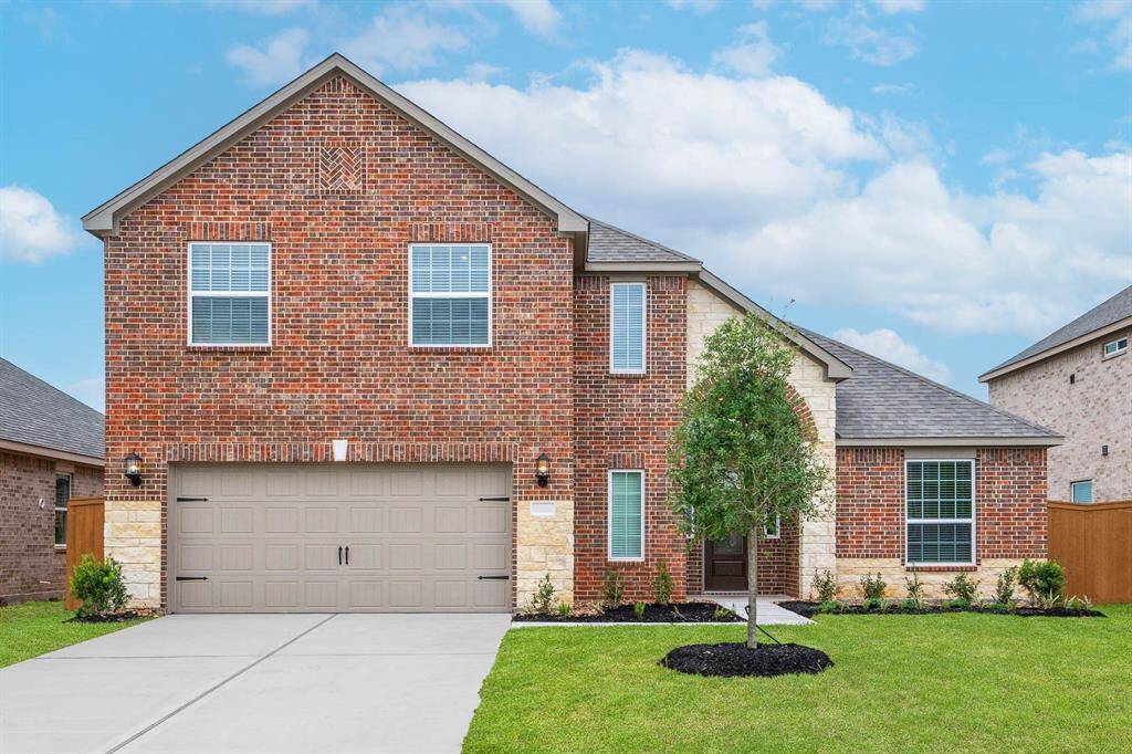 The Marquette Plan by LGI Homes. Completed example being built. Actual exterior and interior finishes may vary from completed model photos.