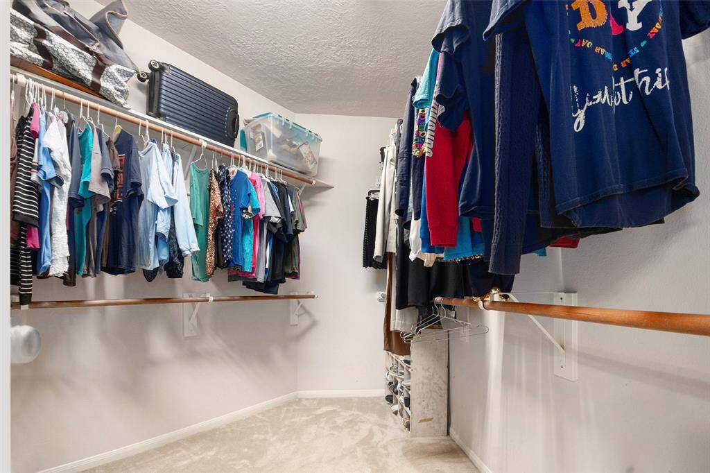 Primary closet
