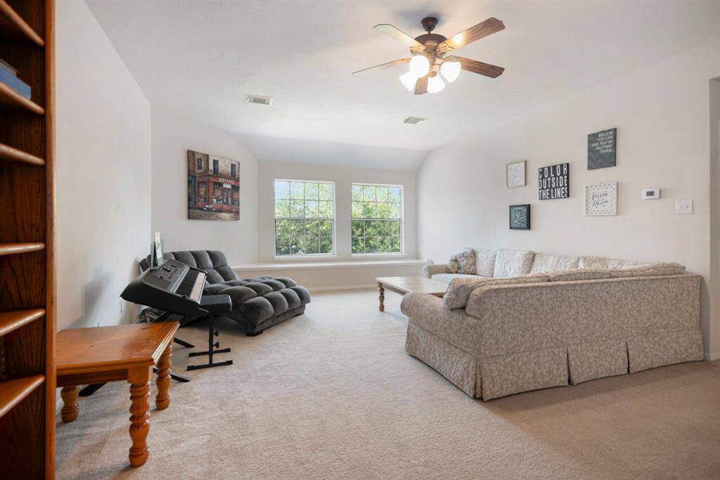 Upstairs gameroom