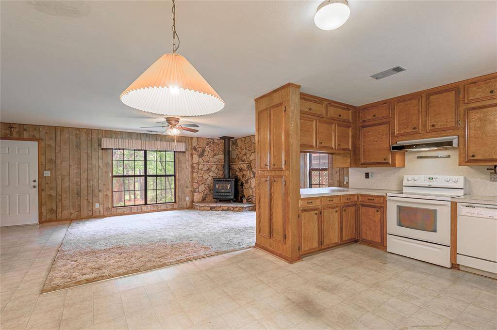 Kitchen and living room