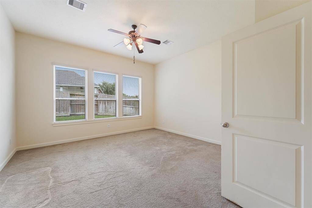 Master Bedroom facing back of home.
