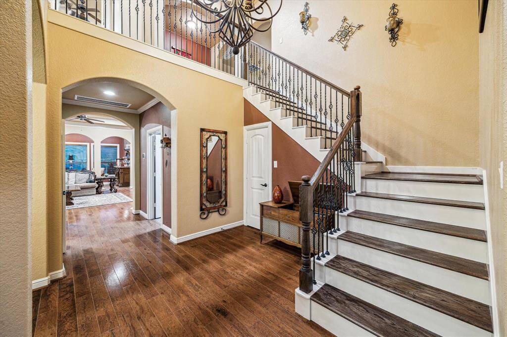The elegant entry sets the tone…