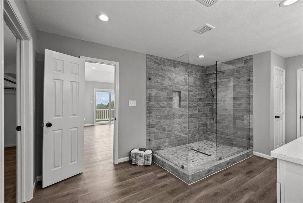 Oversized shower
