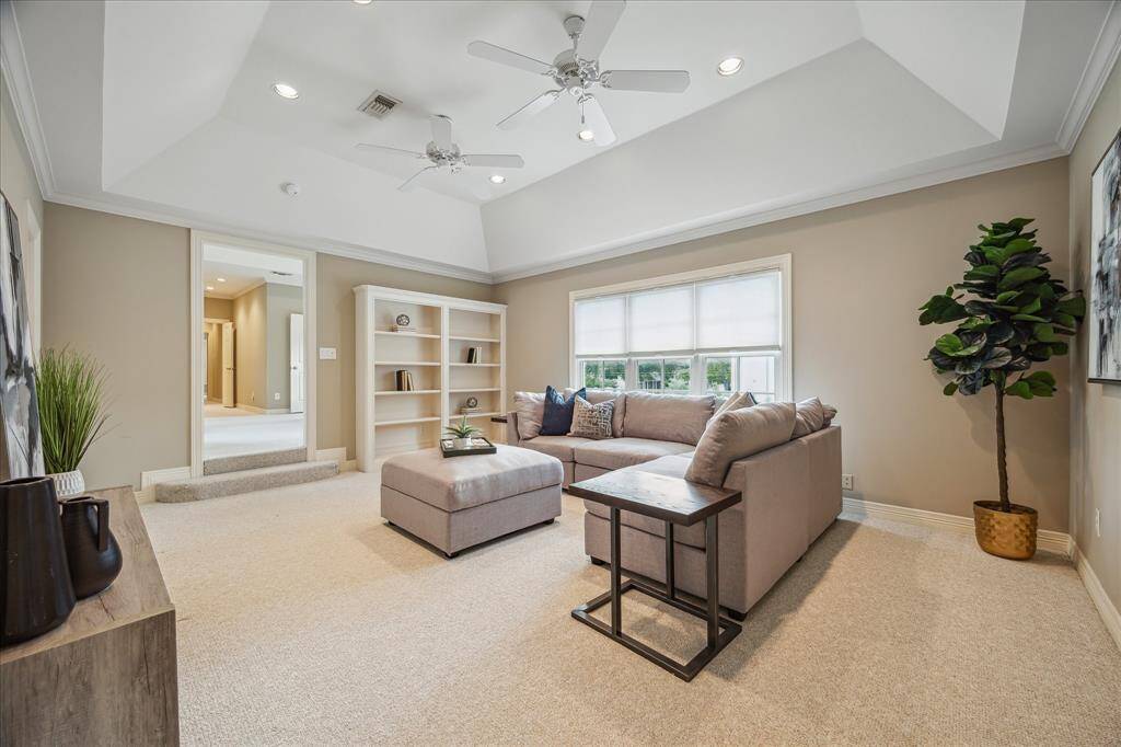 This room includes a walk-in closet, full bath and a private, separate entrance if desired.