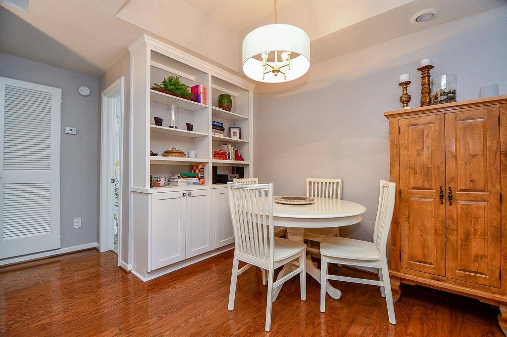 The current owner added this great built in for the dining area.  You can never have enough storage!