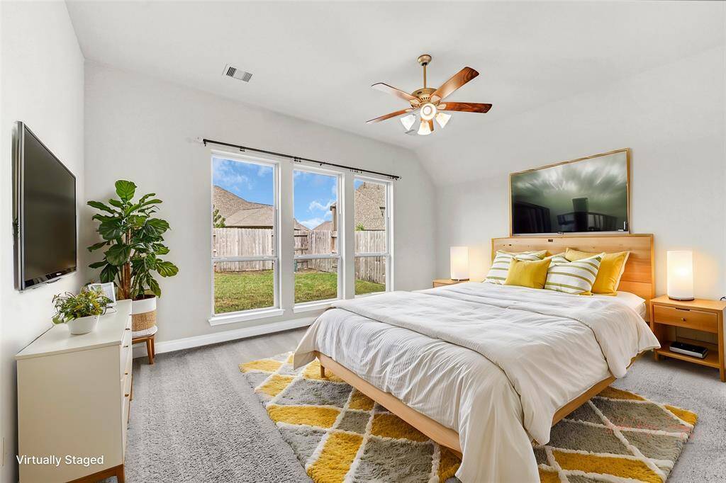 Your master bedroom virtually staged