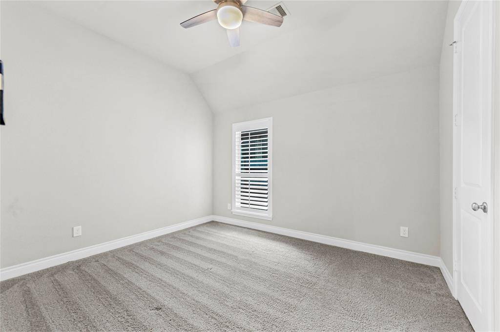 One of the secondary bedrooms