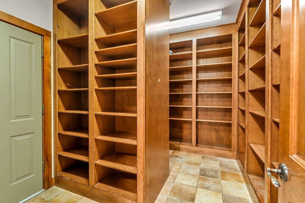 Butlers pantry & locked firearm storage