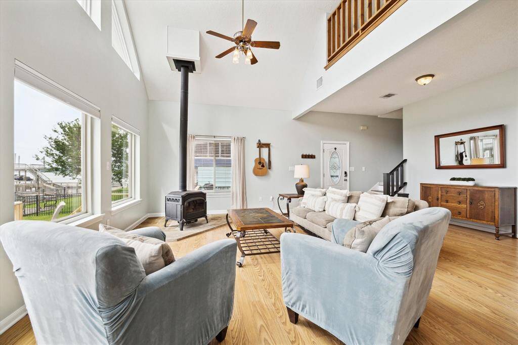 The views from the second floor are stunning! This loft area offers so much potential!