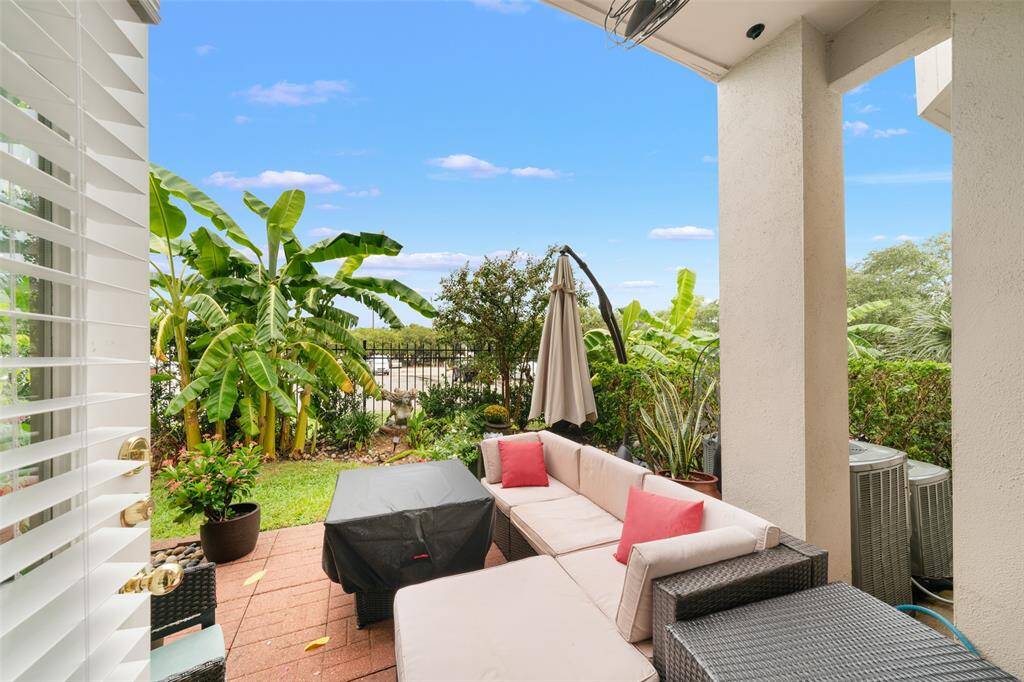 Step outside the primary bedroom to your own patio.