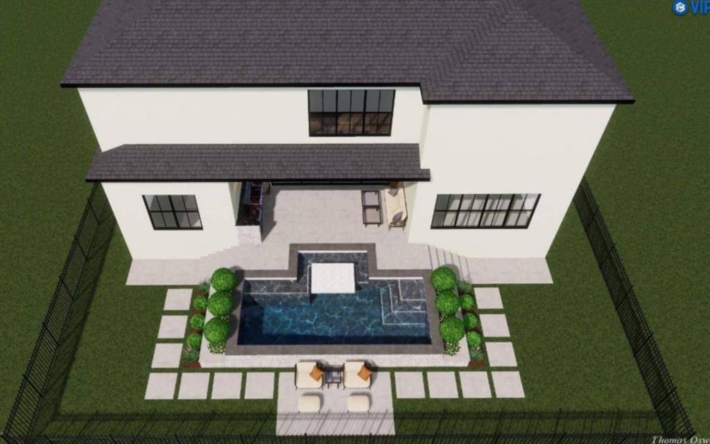 Pool Rendering Only **Home does not currently include a pool