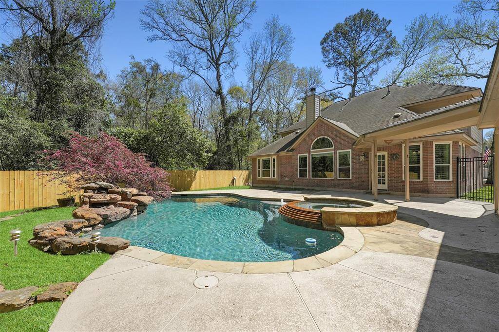 The pool continuously cleans.