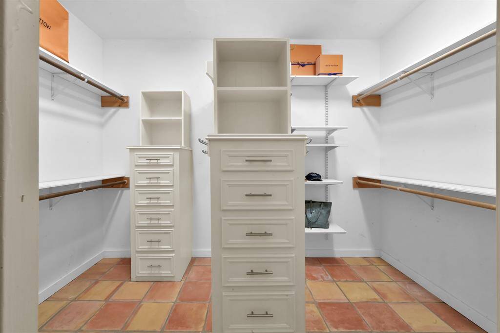 Perfectly designed primary closet.