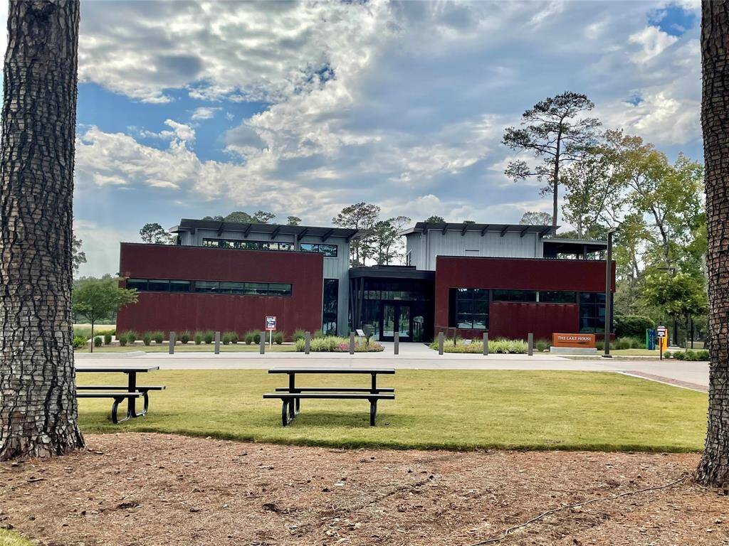 The Lake House recreation complex boasting a fitness center and community rooms.
