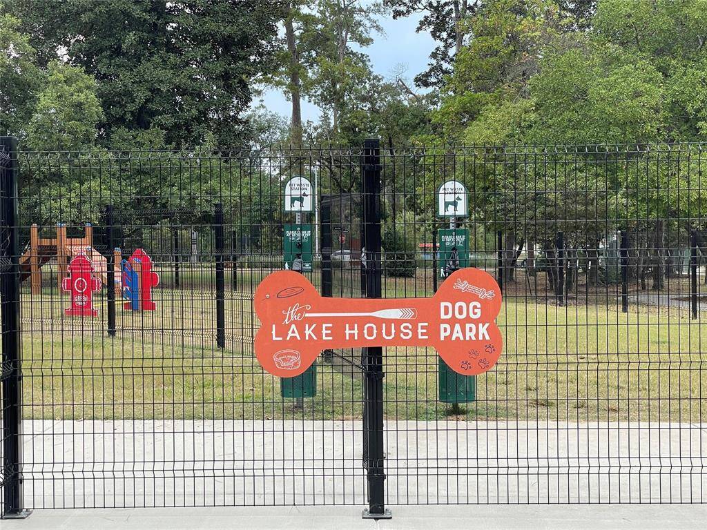 Frisky Biscuit Dog Park has partitioned areas for large and small dogs.