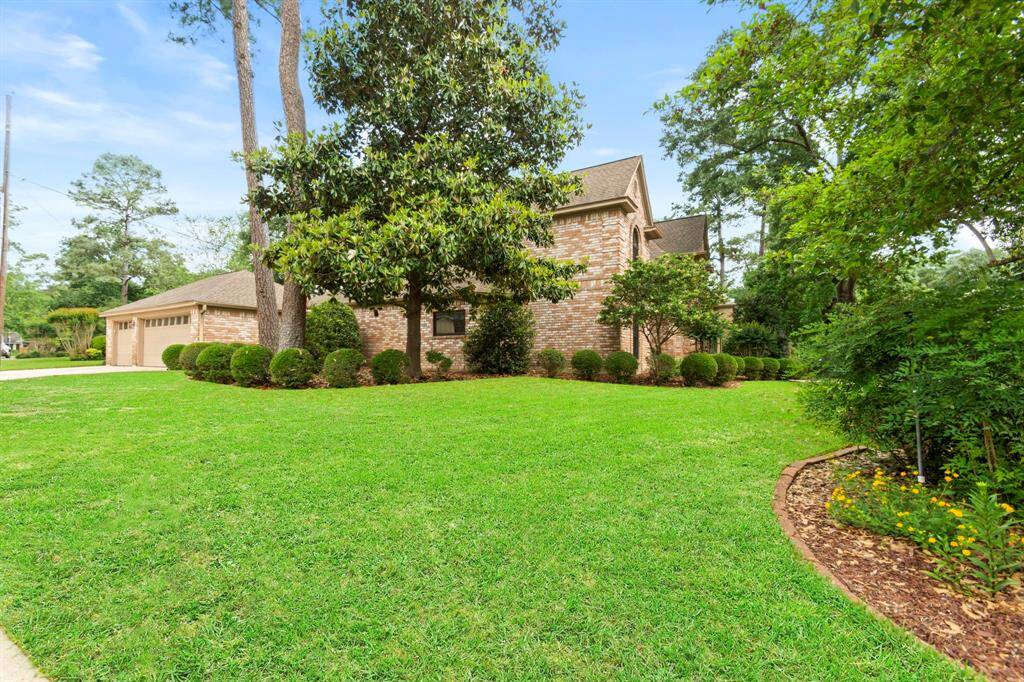 Large corner lot and a three car garage!