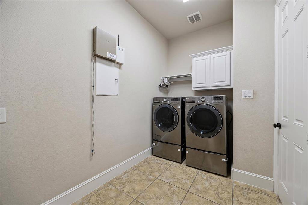 Expansive utility room to really get to work.