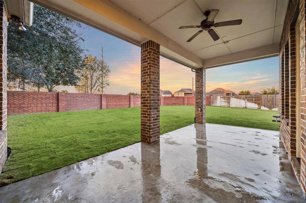 Enjoy stunning views from your covered back porch.