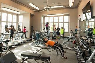 Like the workout facilities for example