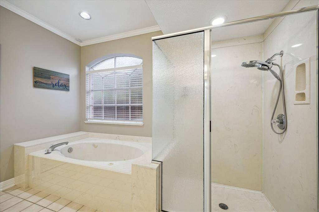 Shower and soaking tub