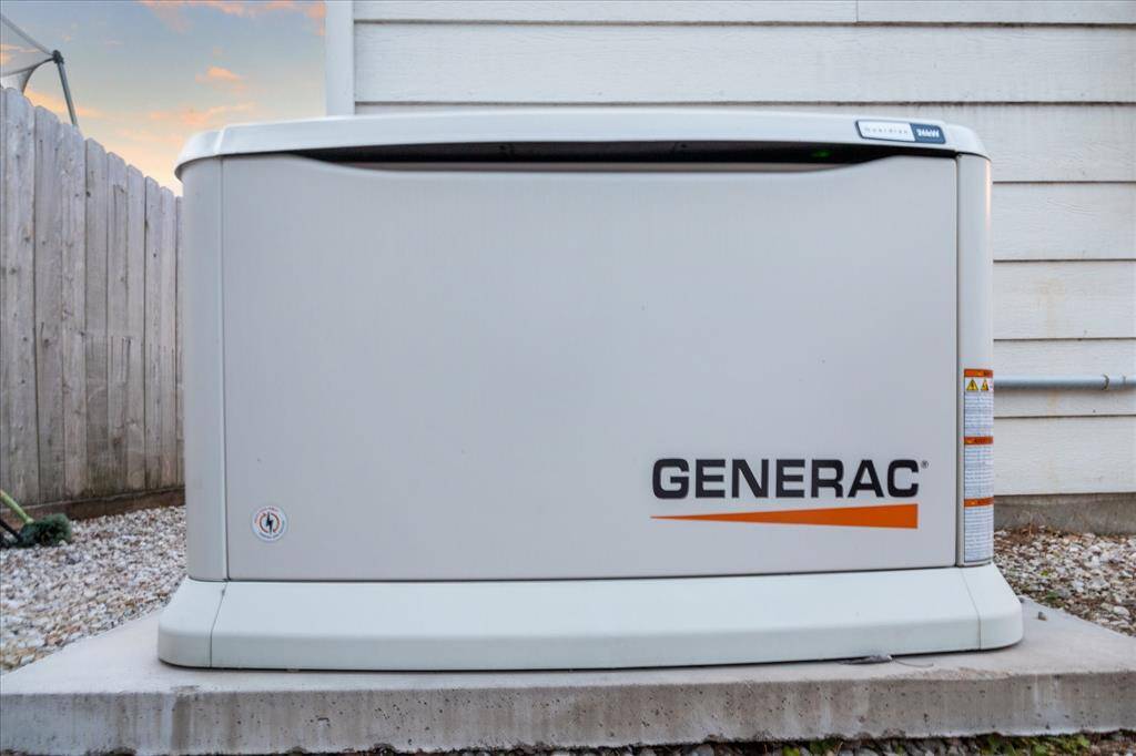 Whole house generator provides peace of mind regardless of varying weather.