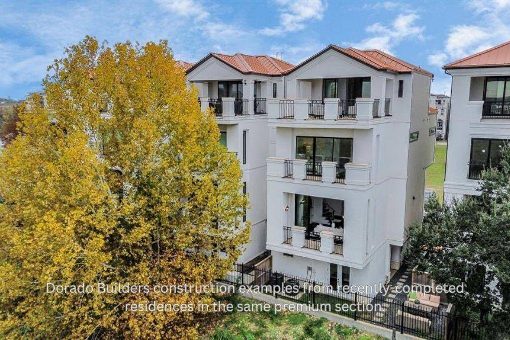**THIS PHOTO IS OF A PREVIOUS BUILT HOME** THIS HOME WILL BE THE SAME FLOORPLAN BUT WILL HAVE DIFFERENT FINISHES - Unobstructed Views of Downtown Houston from the 4th floor rooftop deck.Imagine evenings on this rooftop deck, sipping a glass of wine while taking in the sunset views of downtown Houston!