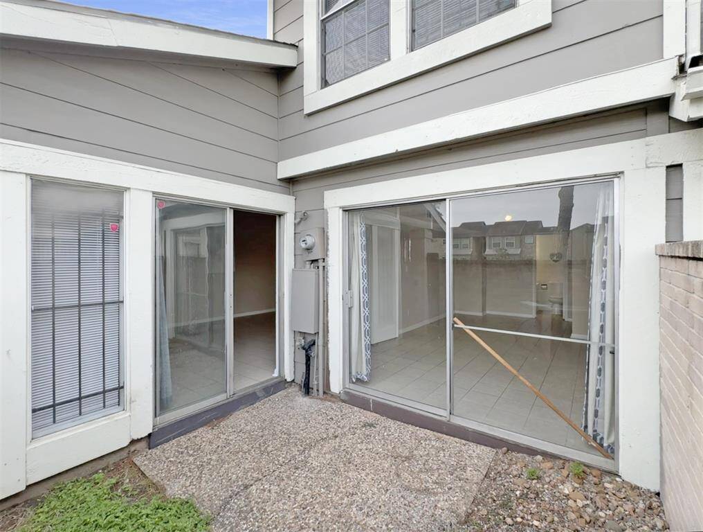 Step out to your private patio for fresh air