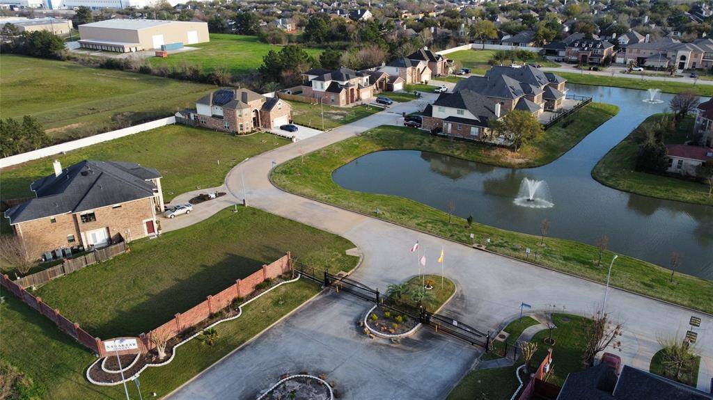Gated entry to neighborhood