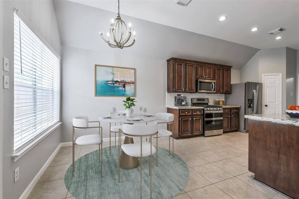 Virtually Staged Breakfast Room
