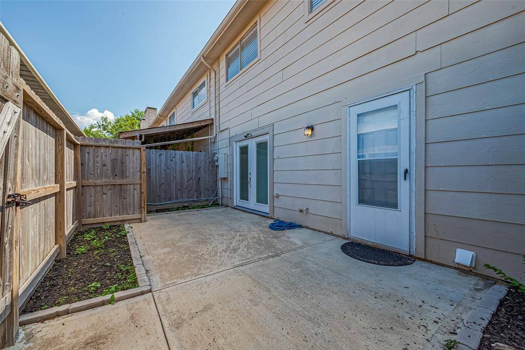 Back patio