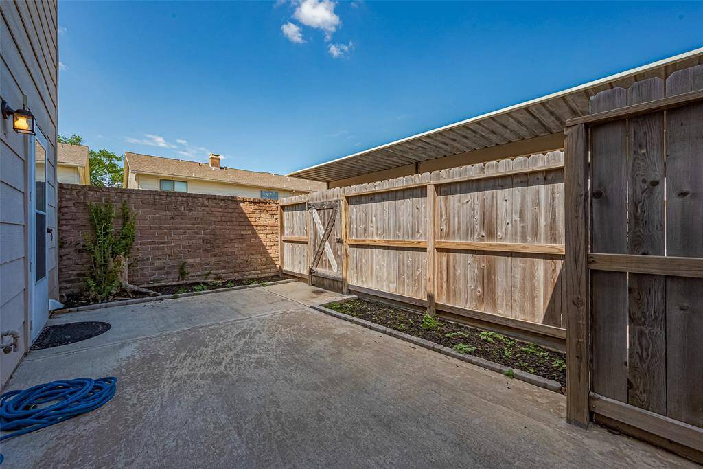 Another view of back patio