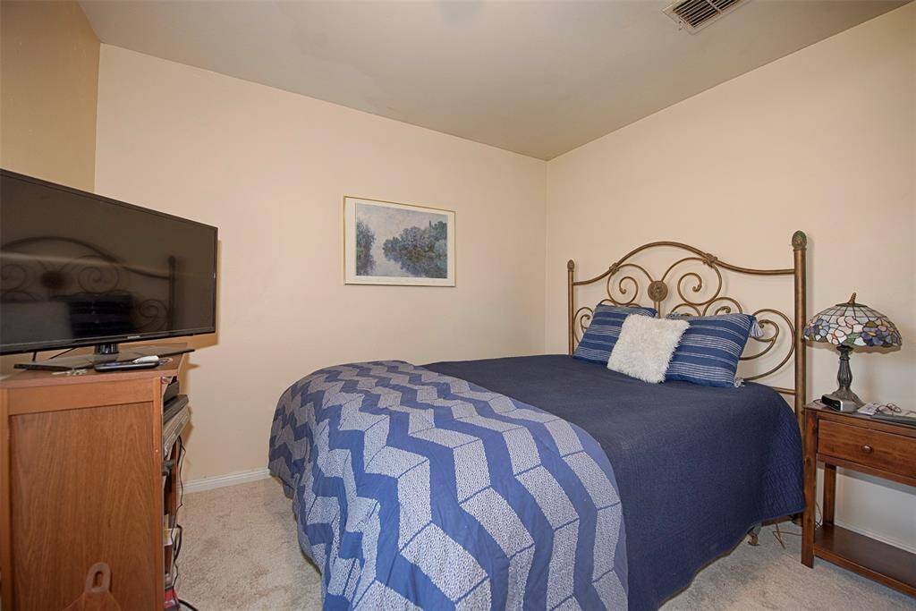 Room will easily fit a Queen or double bed.