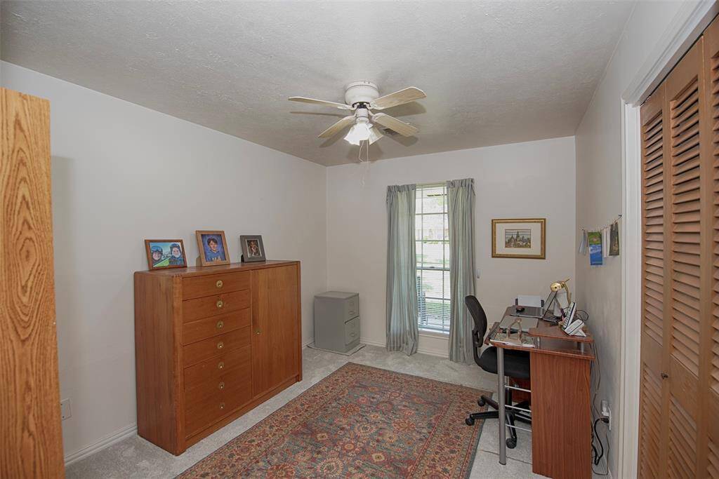 The 3rd bedroom currently being used for an office is also very spacious.